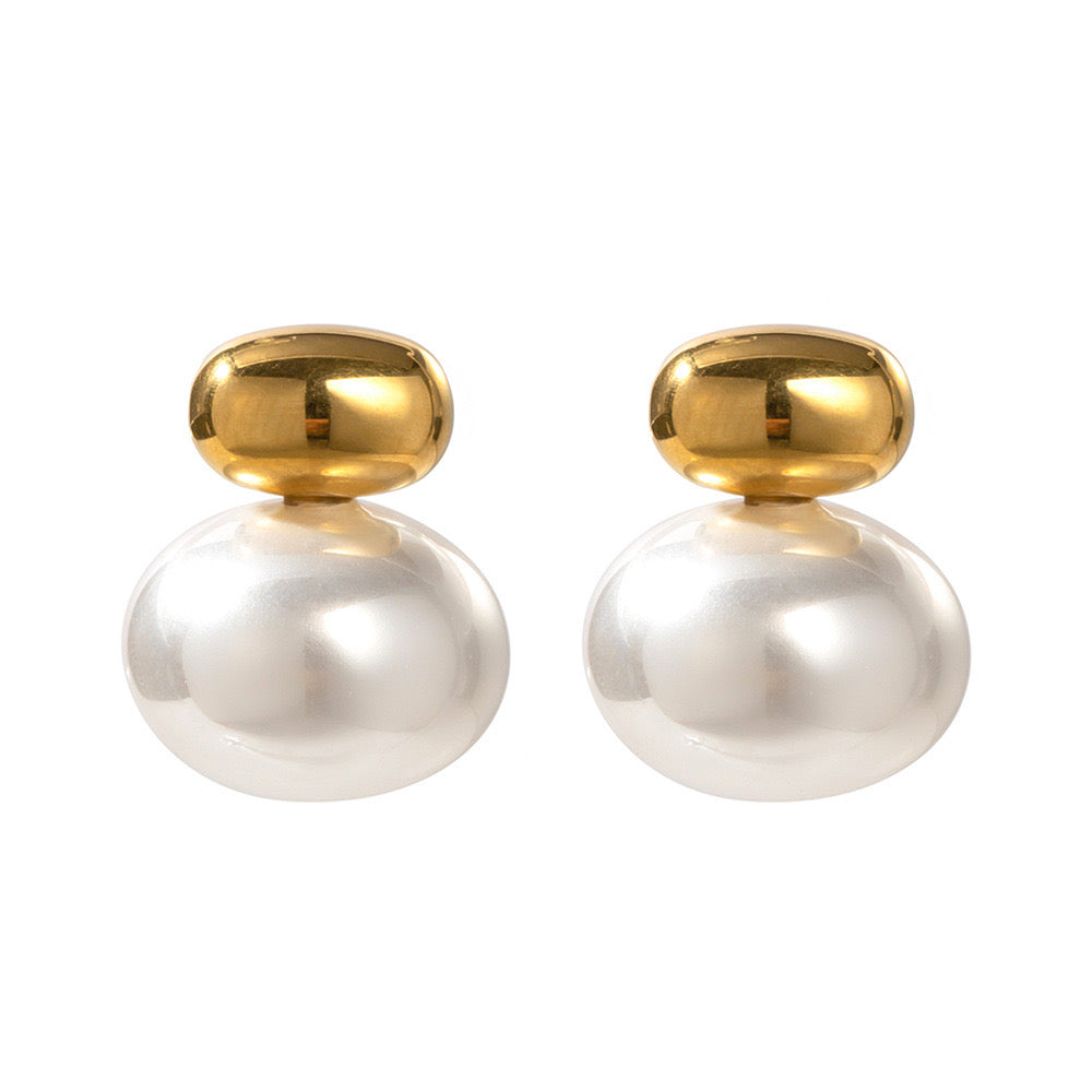 Versatile Niche Design High-End Luxury Pearl Earrings