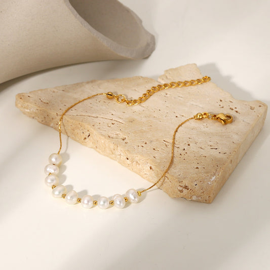 Versatile Niche Design, High-End Luxury Pearl Bracelet