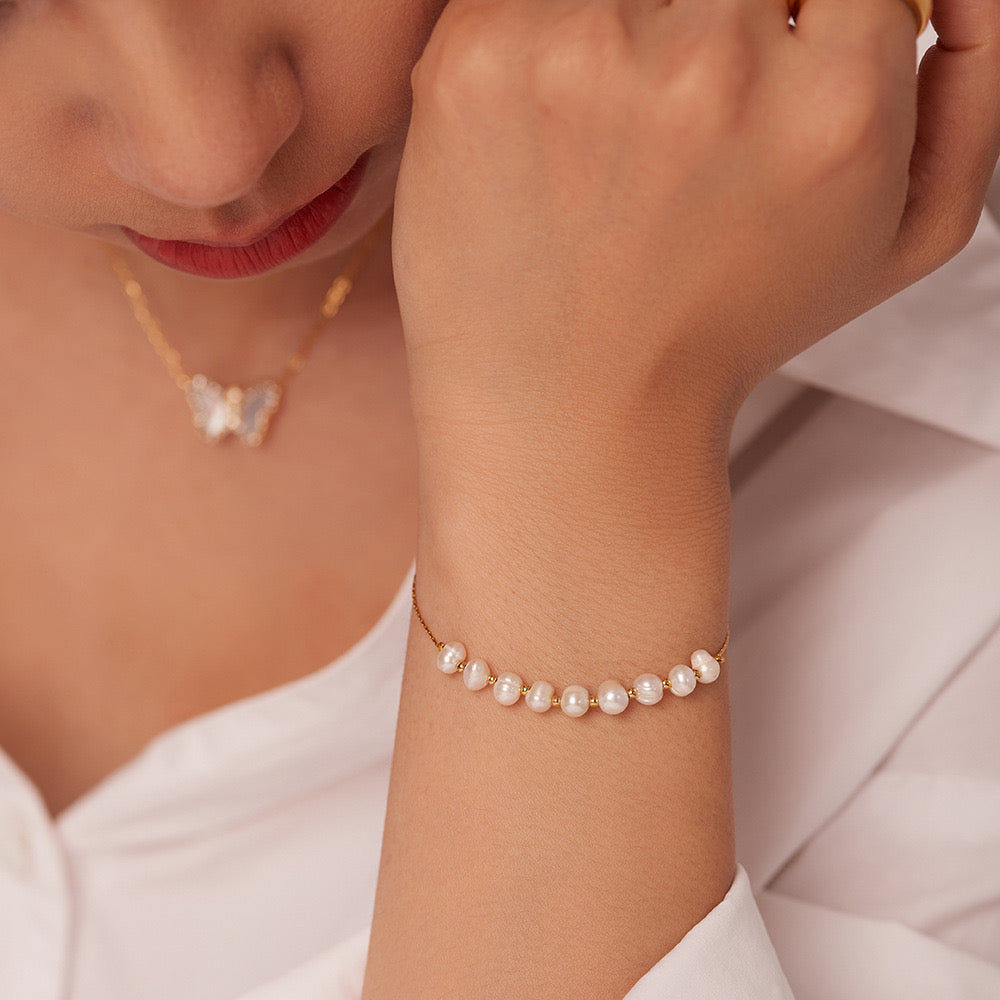 Versatile Niche Design, High-End Luxury Pearl Bracelet