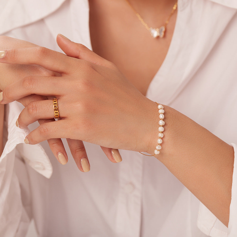 Versatile Niche Design, High-End Luxury Pearl Bracelet