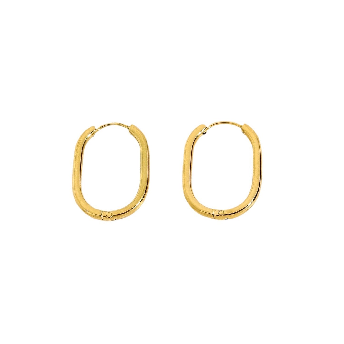 Hot Selling Niche Design Premium Large Diameter Square Earrings