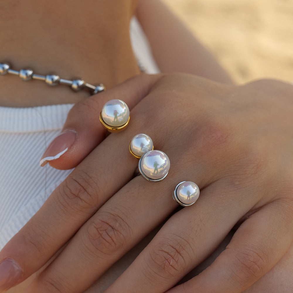 Hot Selling High-End Niche Small Pearl Ring