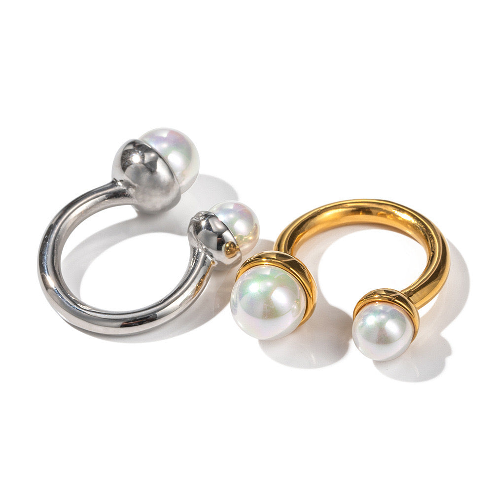 Hot Selling High-End Niche Small Pearl Ring