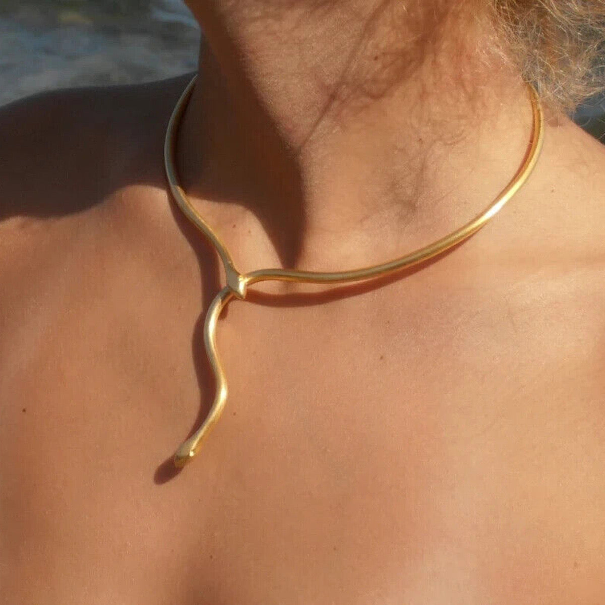 High-End Light Luxury Simple Fashion Snake Necklace