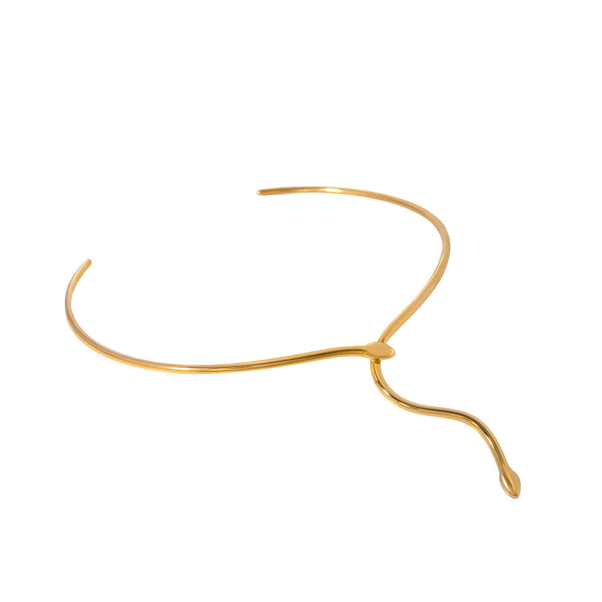 High-End Light Luxury Simple Fashion Snake Necklace