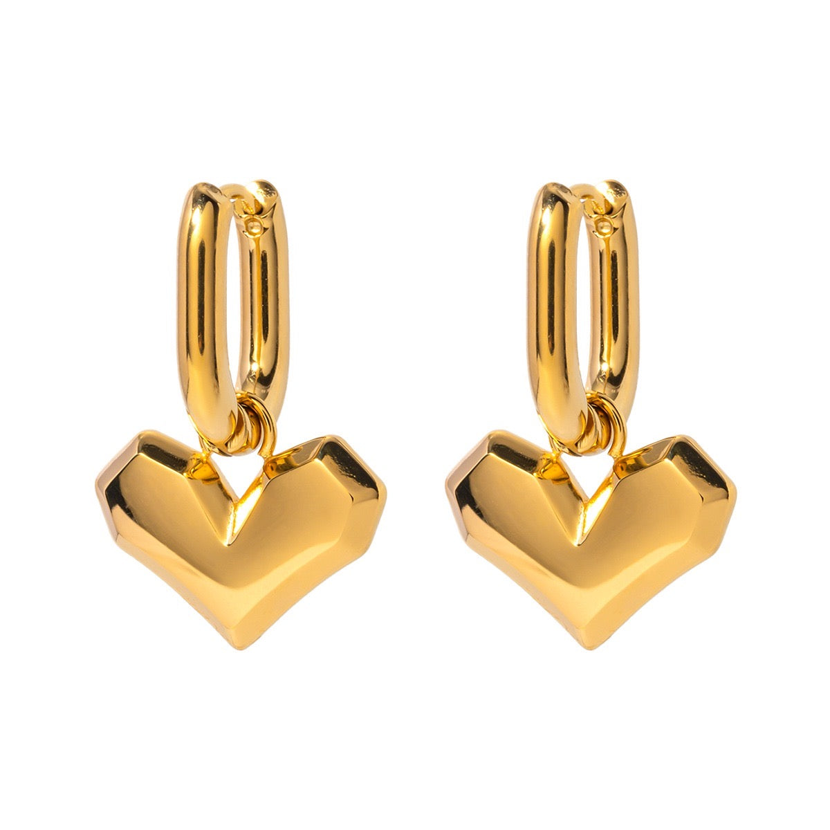 High-End Light Luxury Simple Fashion Love Earrings