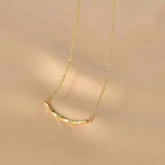 Advanced Rotating Metal Bar Necklace